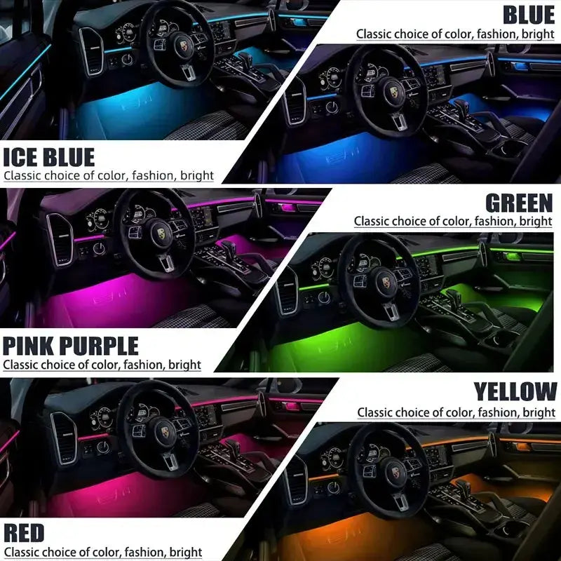 Multi-Functional Car Interior RGB Atmosphere Lights