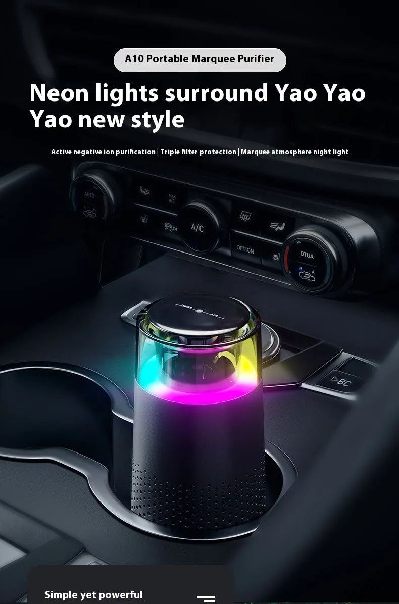 Car/Home Air Purifier – Dust & Light Filter