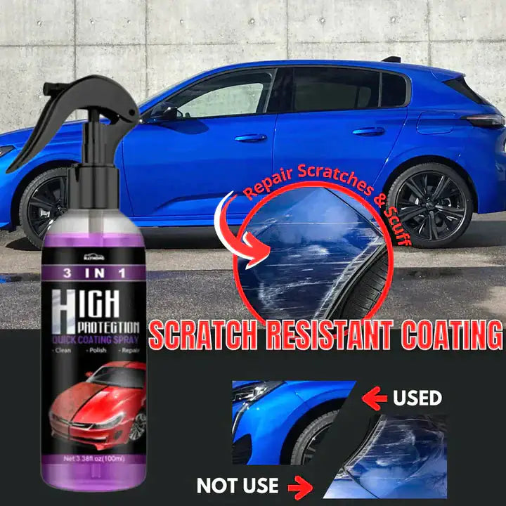 3-in-1 Car Shine/ Scratch Spray