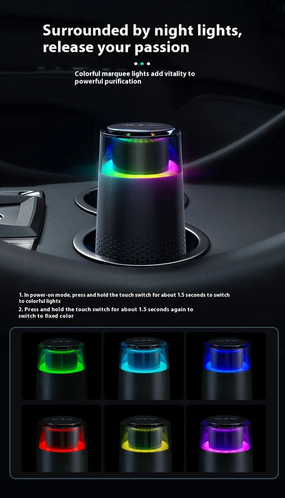 Car/Home Air Purifier – Dust & Light Filter